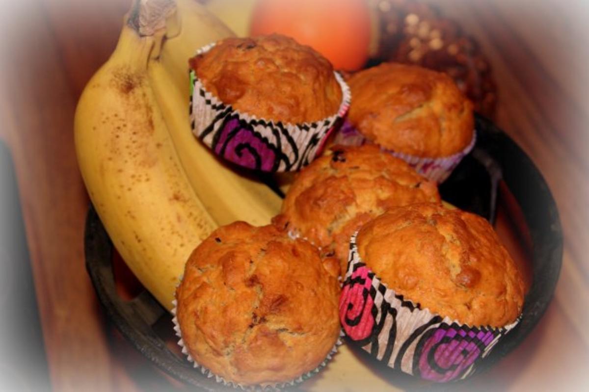 Bananen-Walnuss-Muffins - Rezept