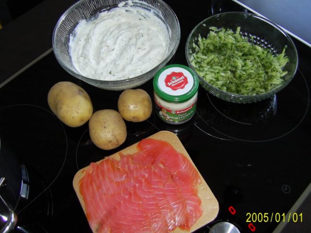 Fisch: Lachs und Meerrettich-Quark... - Rezept - kochbar.de