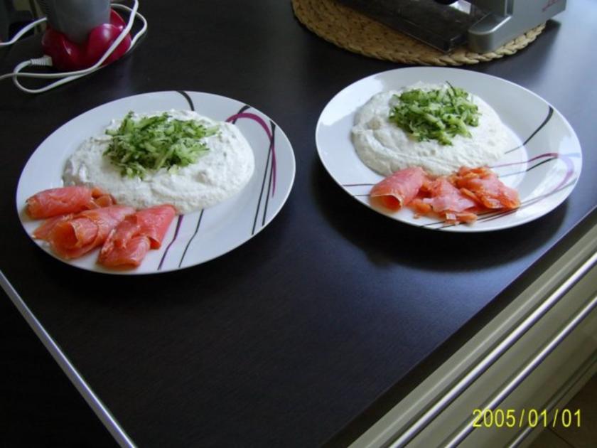 Fisch: Lachs und Meerrettich-Quark... - Rezept - kochbar.de