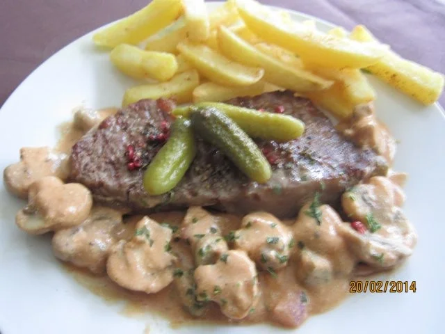 Hüftsteak Stroganoff - Rezept
