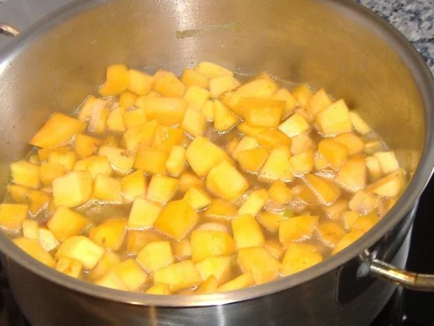 Hähnchencurry mit Kürbis und Reis - Rezept - Bild Nr. 2