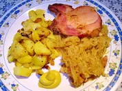 Kasseler Koteletts mit Sauerkraut - Rezept