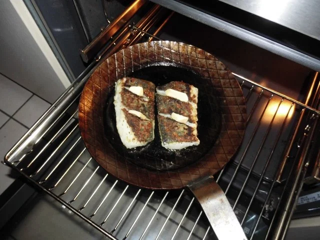 Rezept: Skrei auch Winterkabeljau genannt auf Gemüsespiegel mit Kartoffelwürfeln Bild Nr. 5 Skrei auch Winterkabeljau genannt auf Gemüsespiegel mit Kartoffelwürfeln - Rezept - Bild Nr. 5