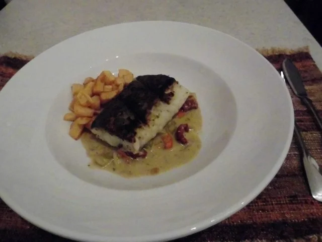 Rezept: Skrei auch Winterkabeljau genannt auf Gemüsespiegel mit Kartoffelwürfeln Bild Nr. 6 Skrei auch Winterkabeljau genannt auf Gemüsespiegel mit Kartoffelwürfeln - Rezept - Bild Nr. 6