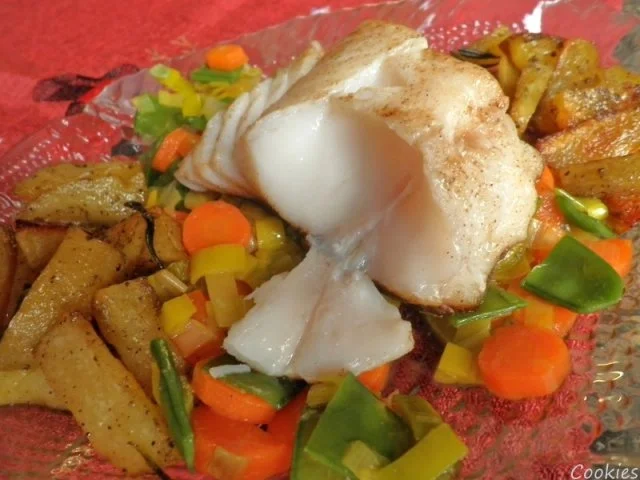 Rezept: Skrei auf bunten Gemüse ... Bild Nr. 4 Skrei auf bunten Gemüse ... - Rezept - Bild Nr. 4