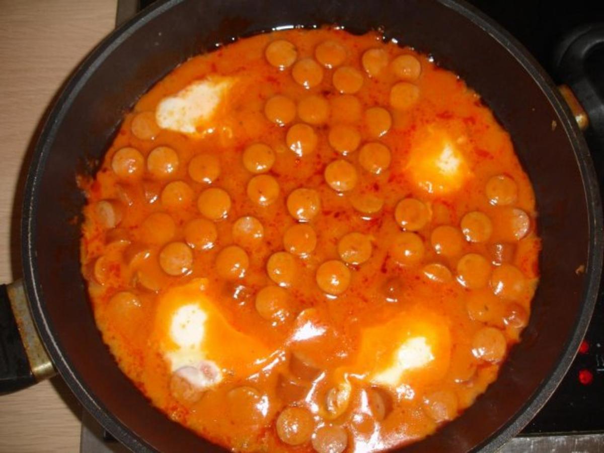 Wurstgulasch mit Ei Rezept Eingereicht von Hanseat