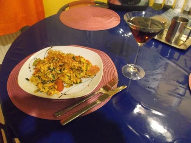 Abendbrot: Trüffelkäse-Rührei mit Lauch - Rezept - Bild Nr. 12