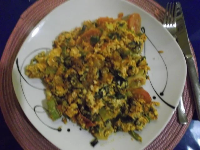 Abendbrot: Trüffelkäse-Rührei mit Lauch - Rezept - Bild Nr. 14