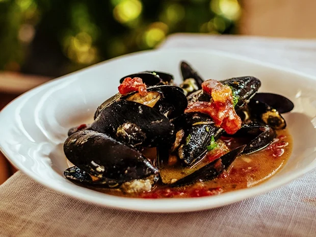 Rezept: Miesmuscheln auf rheinische Art ohne Alkohol Bild Nr. 2 Miesmuscheln auf rheinische Art ohne Alkohol - Rezept - Bild Nr. 2