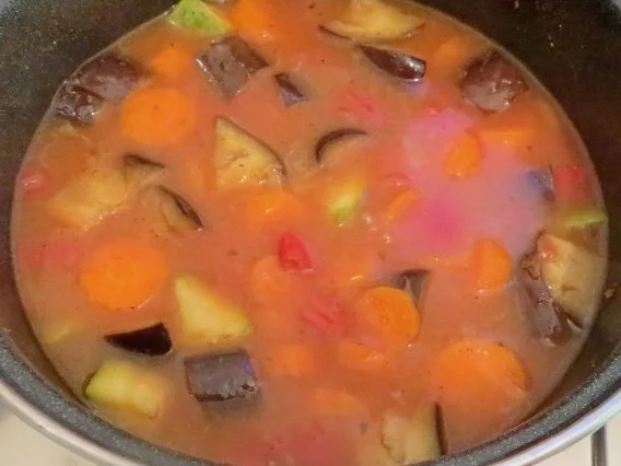 Rezept: Kochen: Gemüsesuppe "Orient" Bild Nr. 5 Kochen: Gemüsesuppe "Orient" - Rezept - Bild Nr. 5