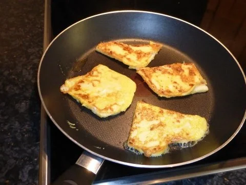 Grießschnitten mit Heidelbeerkompott - Rezept - Bild Nr. 5