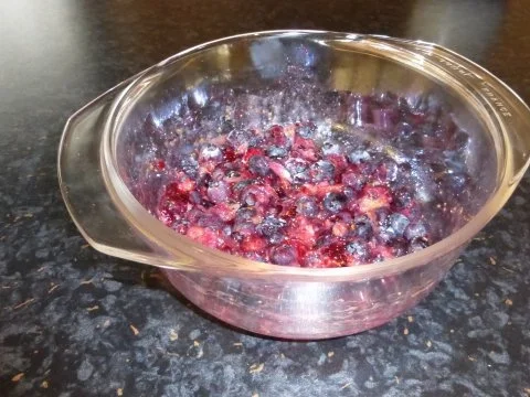 Grießschnitten mit Heidelbeerkompott - Rezept - Bild Nr. 8