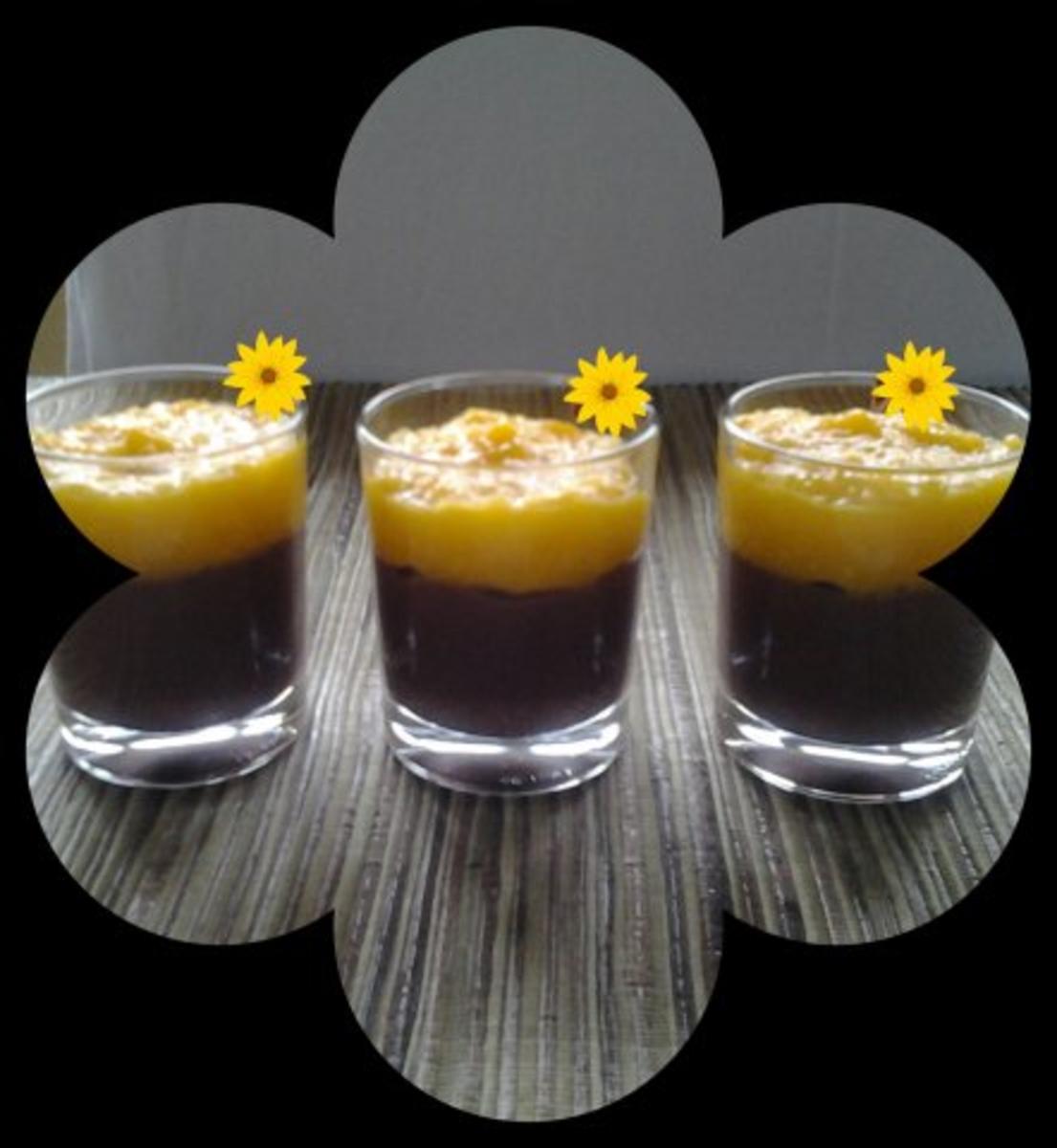 ♥ Schokodessert mit Mangopüree ♥ - Rezept - kochbar.de