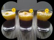 ♥ Schokodessert mit Mangopüree ♥ - Rezept