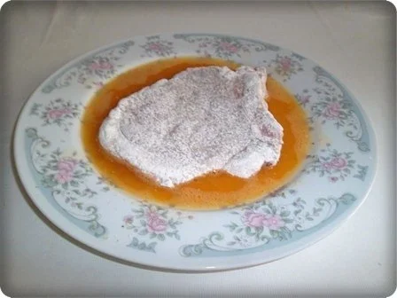 Zwiebel – Kartoffelscheiben mit Schweinekoteletts. - Rezept - Bild Nr. 7