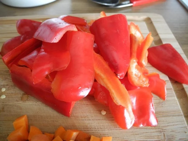 Vegan : Bunter Seitan - Reissalat mit Feldsalat - Rezept - Bild Nr. 7