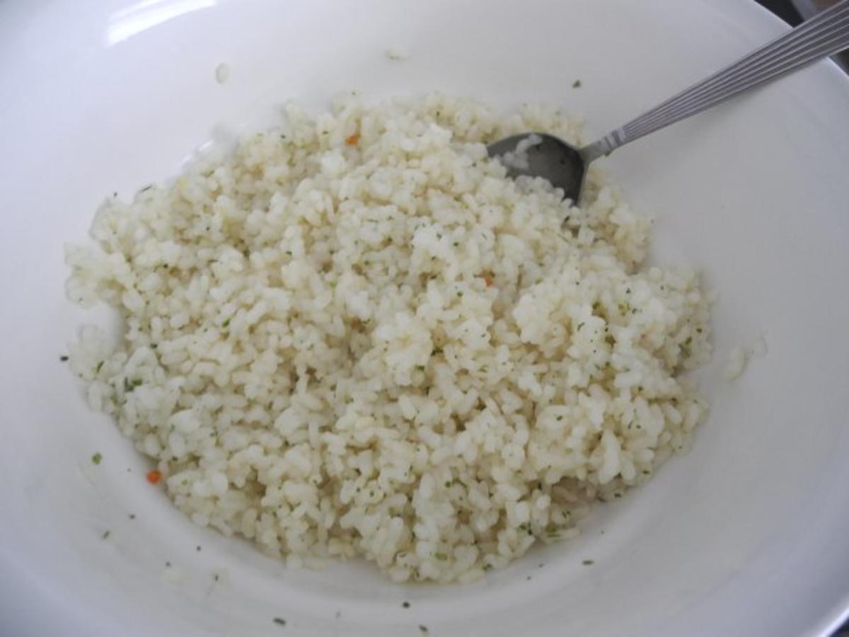 Vegan : Bunter Seitan - Reissalat mit Feldsalat - Rezept - Bild Nr. 11