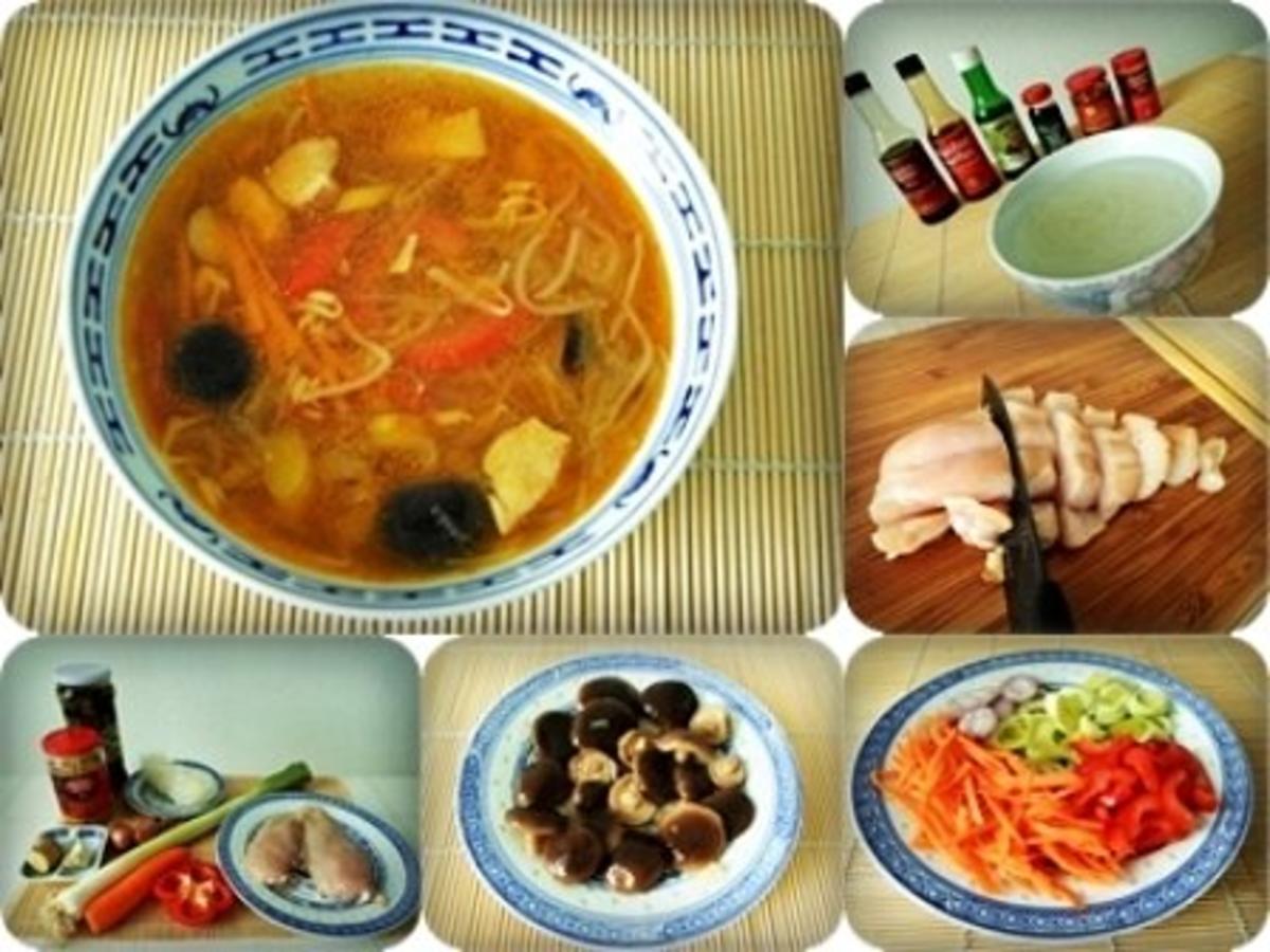 Indonesische Glasnudelsuppe mit Hähnchenfleisch - Rezept - Bild Nr. 3