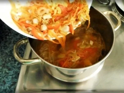 Indonesische Glasnudelsuppe mit Hähnchenfleisch - Rezept - Bild Nr. 20