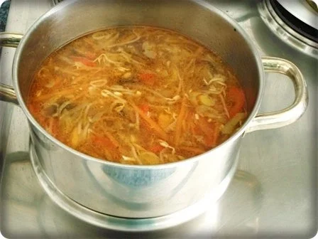 Indonesische Glasnudelsuppe mit Hähnchenfleisch - Rezept - Bild Nr. 23