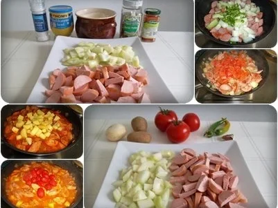 Rezept: Pikantes Wurstgulasch mit Kartoffeln Bild Nr. 19 Pikantes Wurstgulasch mit Kartoffeln - Rezept - Bild Nr. 19