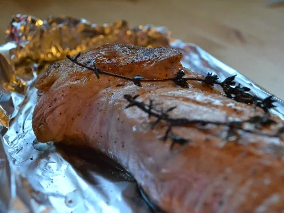 Rezept: Bruschetta mit pikantem Schweinemedaillon Bild Nr. 4 Bruschetta mit pikantem Schweinemedaillon - Rezept - Bild Nr. 4