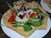 Rezept: Caesarโs Salad im Parmesankรถrbchen Caesarโs Salad im Parmesankรถrbchen - Rezept