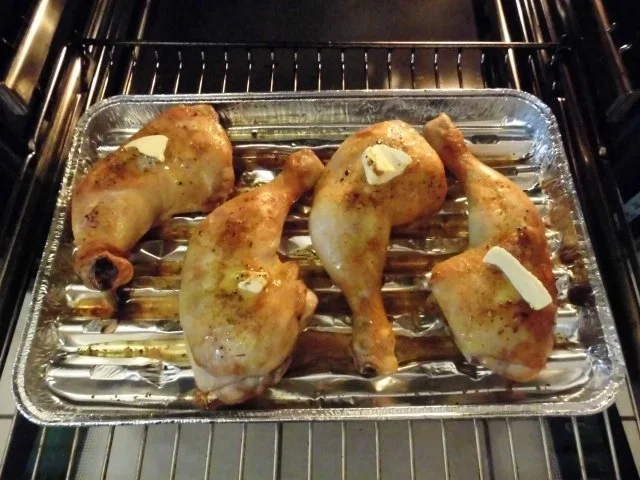 Hähnchenschenkel an Reisturm - Rezept - Bild Nr. 3