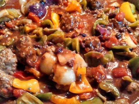 Rezept: Tex-Mex Peppers Meatballs / Albondigas Mexican Tex-Mex Peppers Meatballs / Albondigas Mexican - Rezept