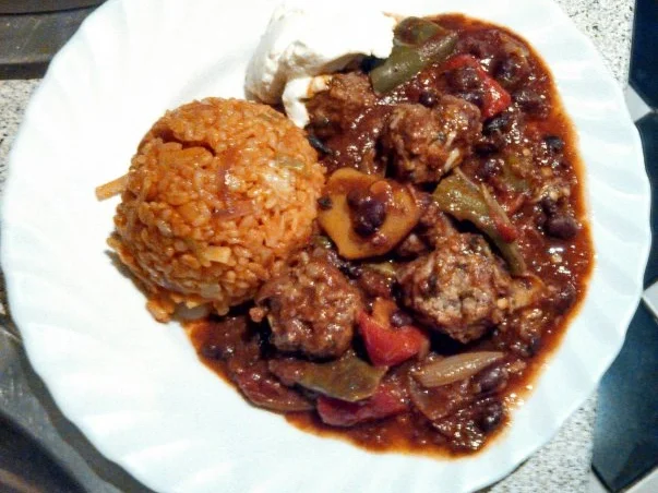 Rezept: Tex-Mex Peppers Meatballs / Albondigas Mexican Bild Nr. 2 Tex-Mex Peppers Meatballs / Albondigas Mexican - Rezept - Bild Nr. 2