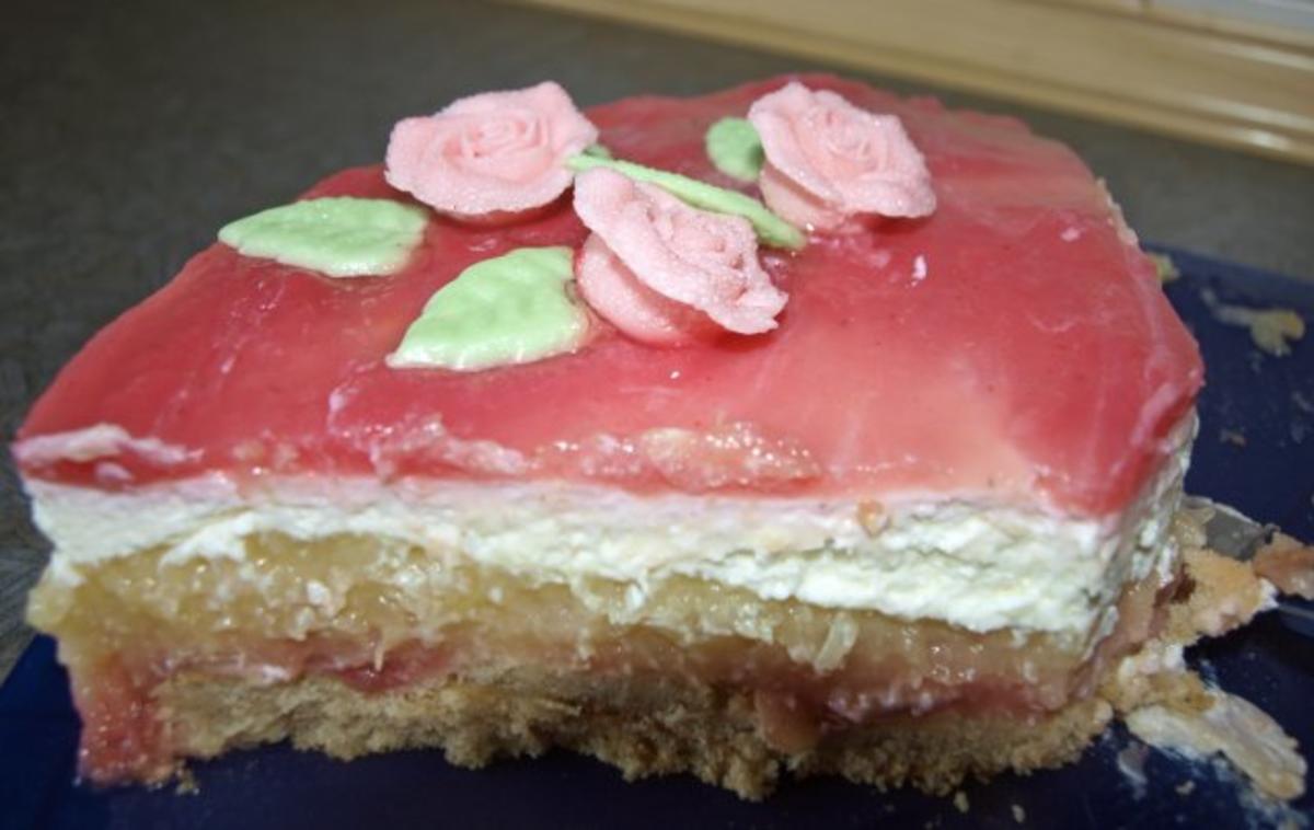 Apfeltorte mit Kuss - Rezept