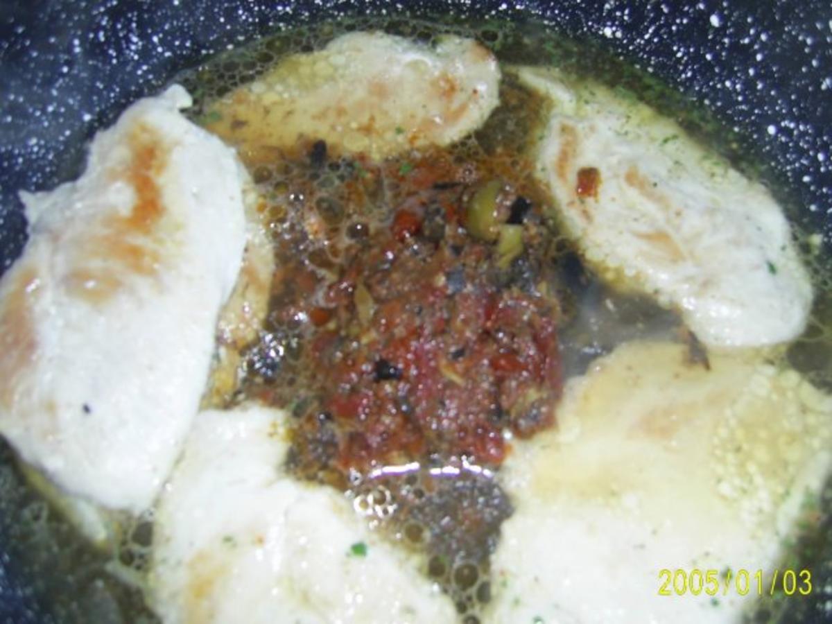 Huhn: aromatische Hähnchenschnitzel mit Oliven-Tomaten-Paste.... - Rezept - Bild Nr. 15