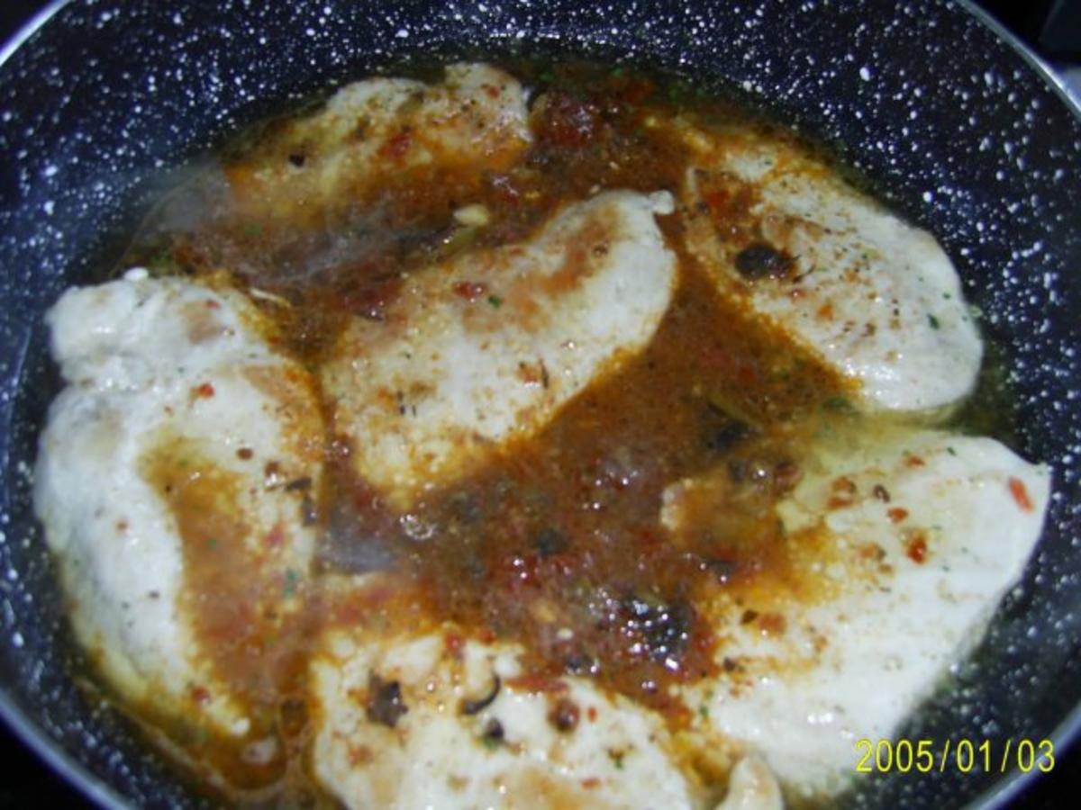 Huhn: aromatische Hähnchenschnitzel mit Oliven-Tomaten-Paste.... - Rezept - Bild Nr. 16
