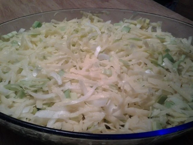 Rezept: Lachs auf Kartoffel- Porree- Bett Bild Nr. 2 Lachs auf Kartoffel- Porree- Bett - Rezept - Bild Nr. 2