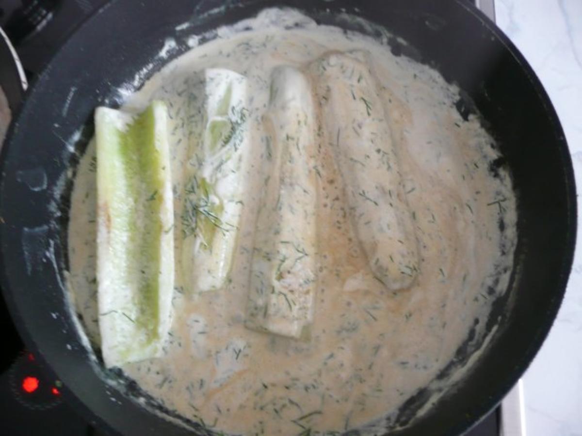 Vegan : Geschmorte Gurken in Mandelsahne - Rezept - Bild Nr. 8