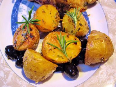 Rezept: Spanische Back-Kartoffeln Spanische Back-Kartoffeln - Rezept