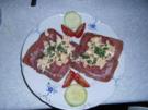Toast mit Rindersaftschinken und Rührei - Rezept