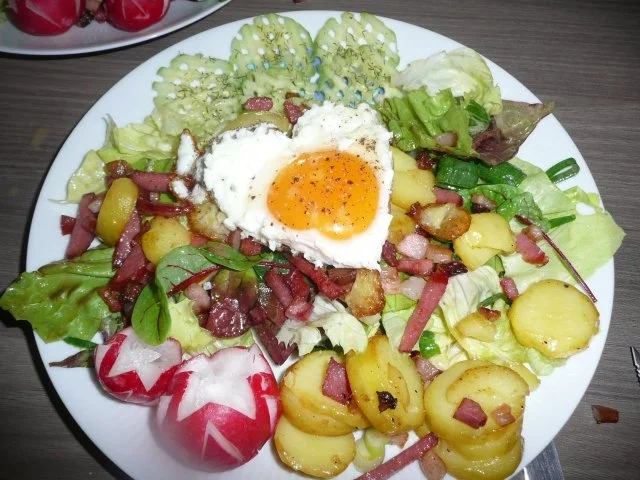 Bauernsalat wie ich ihn mag. - Rezept