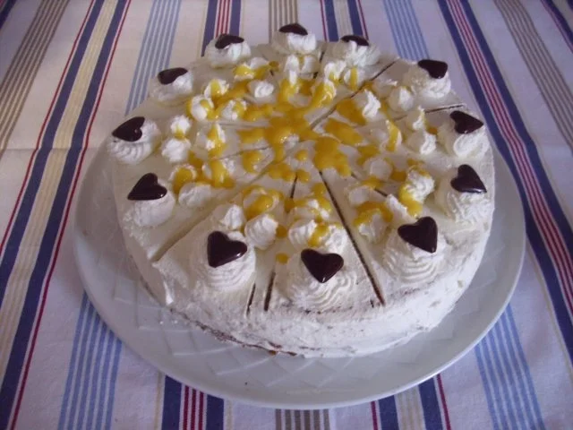 Nuss-Preiselbeeren Torte - Rezept - Bild Nr. 5