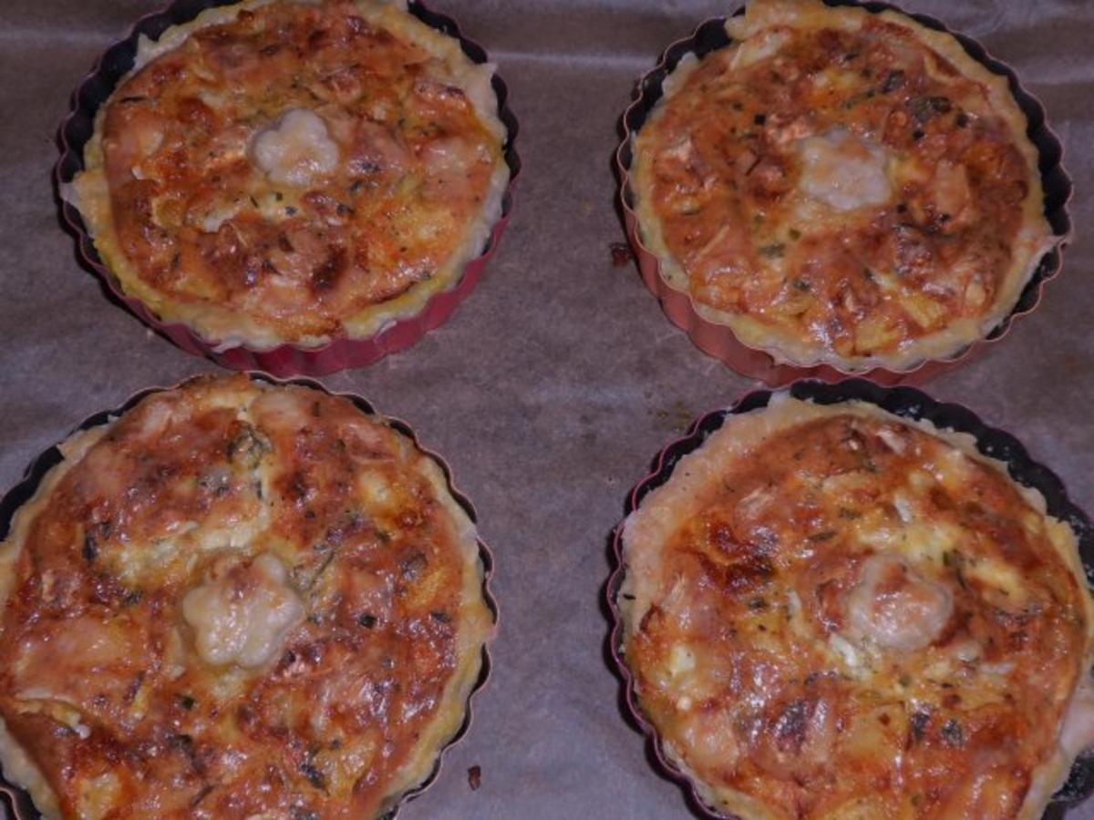 Vorspeise/Zwischengericht: Blätterteig-Tartelettes mit Camembert, Schinken & Apfel - Rezept - Bild Nr. 12