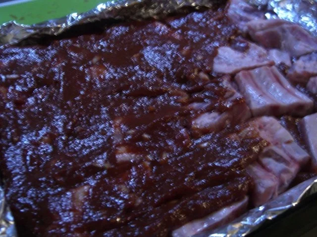 Spareribs in scharfer Tomaten-Honig-Marinade - Rezept - Bild Nr. 3