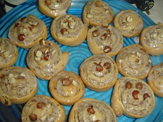 Rezept: Nussschnecken in Mini Nussschnecken in Mini - Rezept