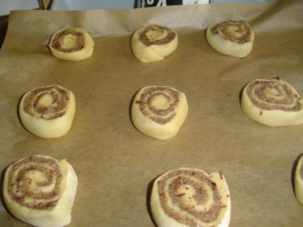 Nussschnecken In Mini Rezept Mit Bild Kochbar De