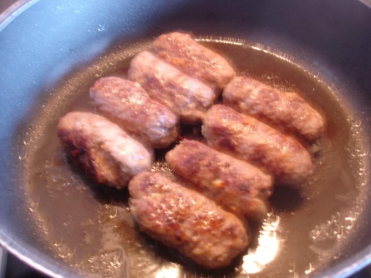 Cevapcici mit Balkanreis - Rezept - Bild Nr. 6