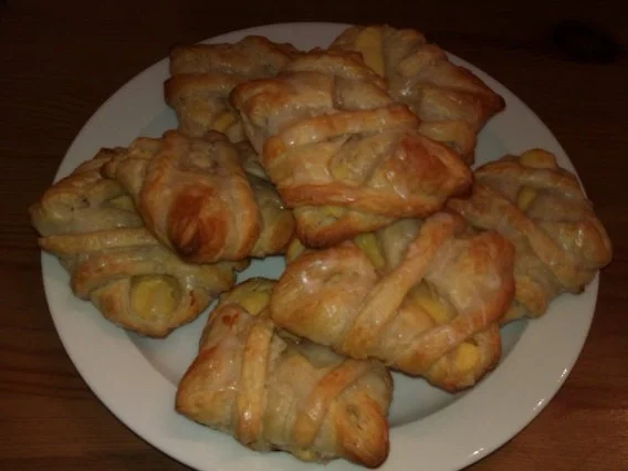 Süße Dinkel-Blätterteig-Teilchen - Rezept - Bild Nr. 4