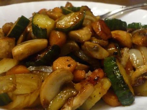 Kräuterlachs mit Wok Gemüse - Rezept - Bild Nr. 4