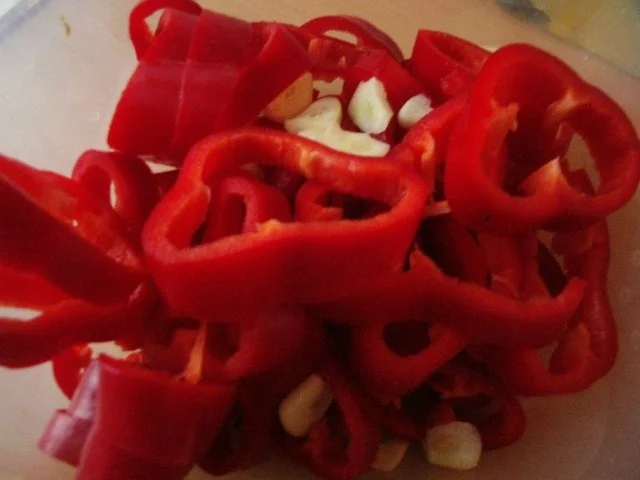 Rezept: marinierte Hähnchenfilet mit Paprikagemüse Bild Nr. 8 marinierte Hähnchenfilet mit Paprikagemüse - Rezept - Bild Nr. 8