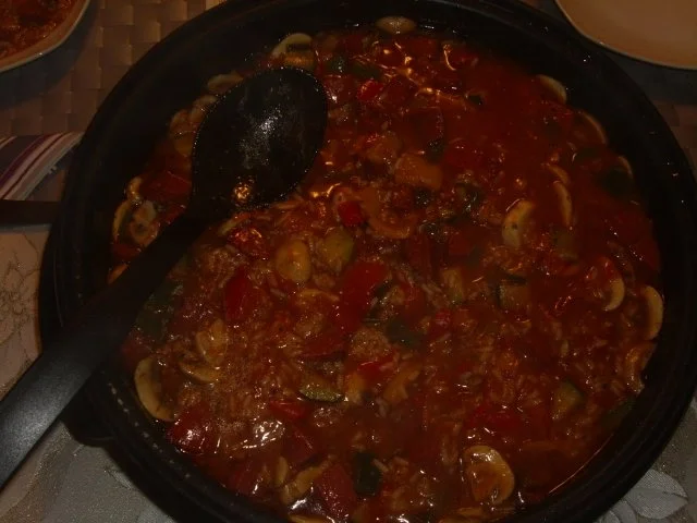 Rezept: Reis-Gemüse-Sucuk Pfanne Bild Nr. 4 Reis-Gemüse-Sucuk Pfanne - Rezept - Bild Nr. 4