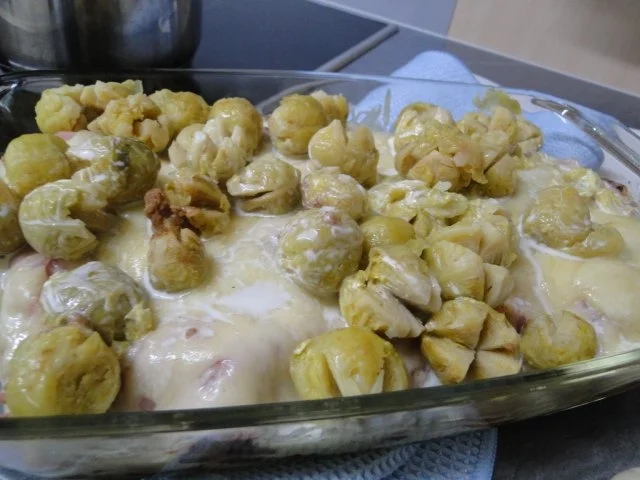 Rezept: Rosenkohl überbacken mit 2erlei Käse, Helau und alaaf, das ist eine gute Grundlage Bild Nr. 11 Rosenkohl überbacken mit 2erlei Käse, Helau und alaaf, das ist eine gute Grundlage - Rezept - Bild Nr. 11