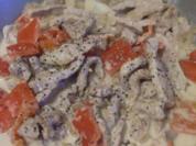 Rezept: Kalbsgeschnetzeltes mit Paprika Kalbsgeschnetzeltes mit Paprika - Rezept